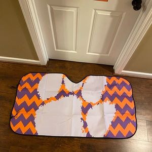 clemson chevron sun visor